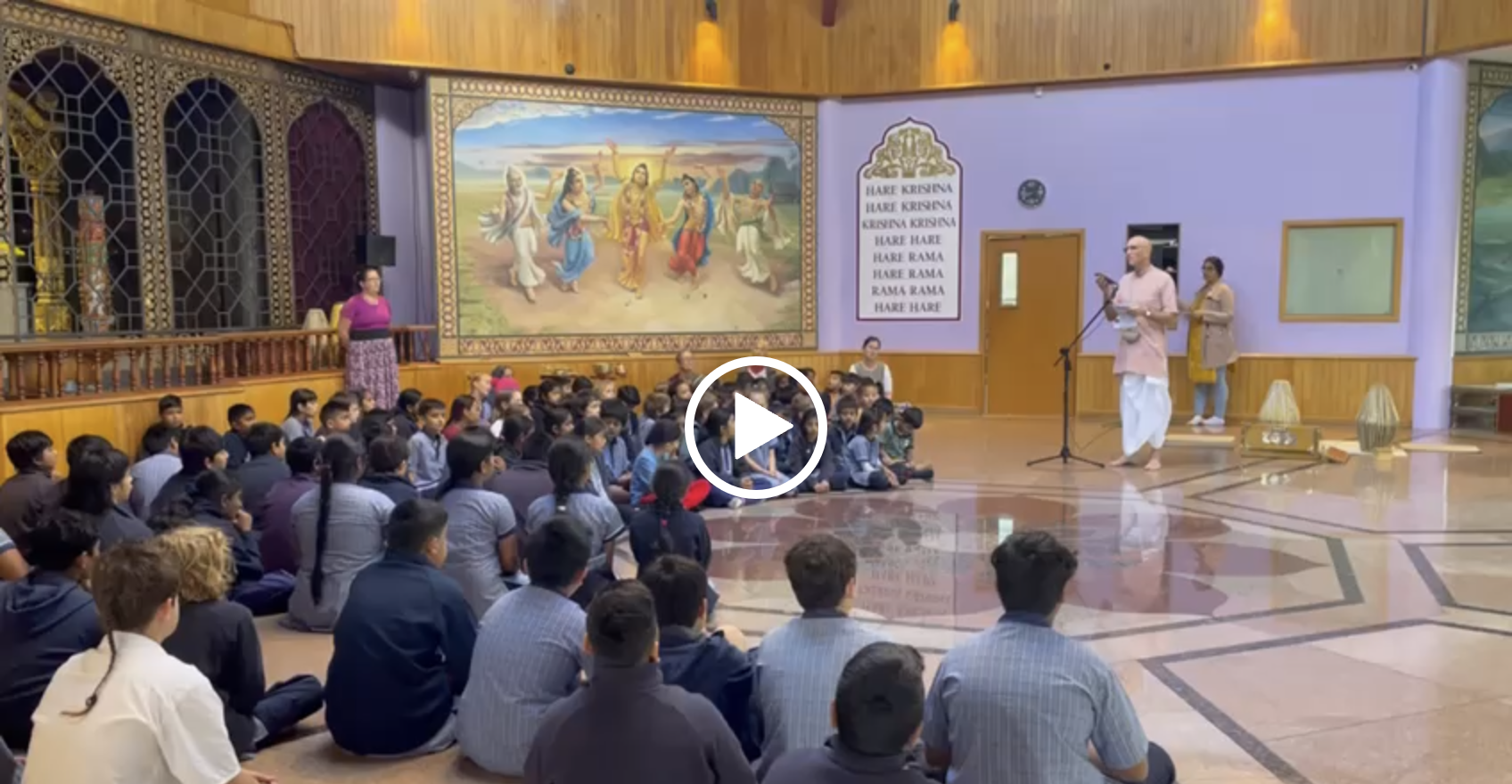 Hare Krishna School Learning Prayer – śānti pāṭha 